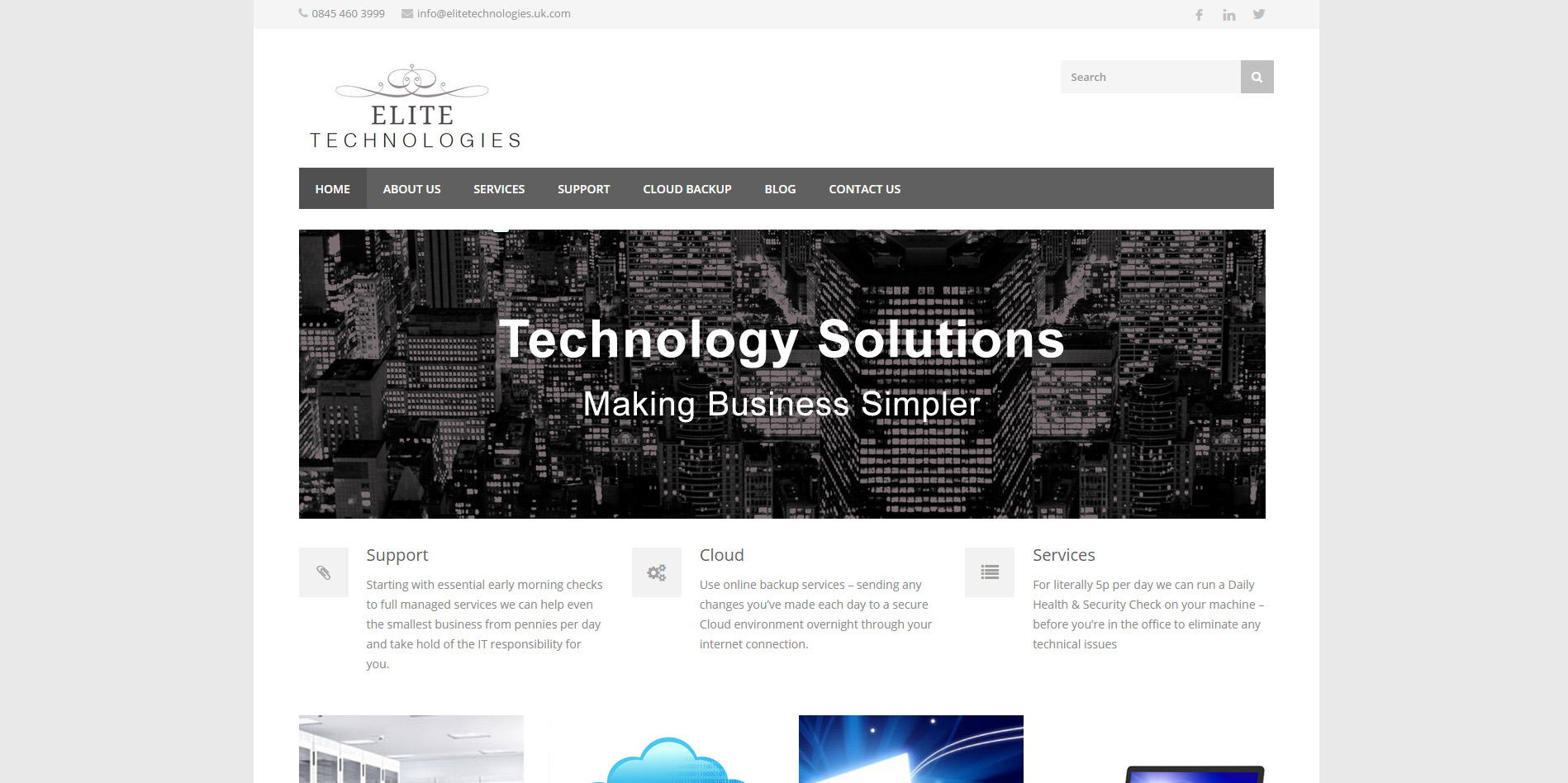 Elite Technologies Website now live!