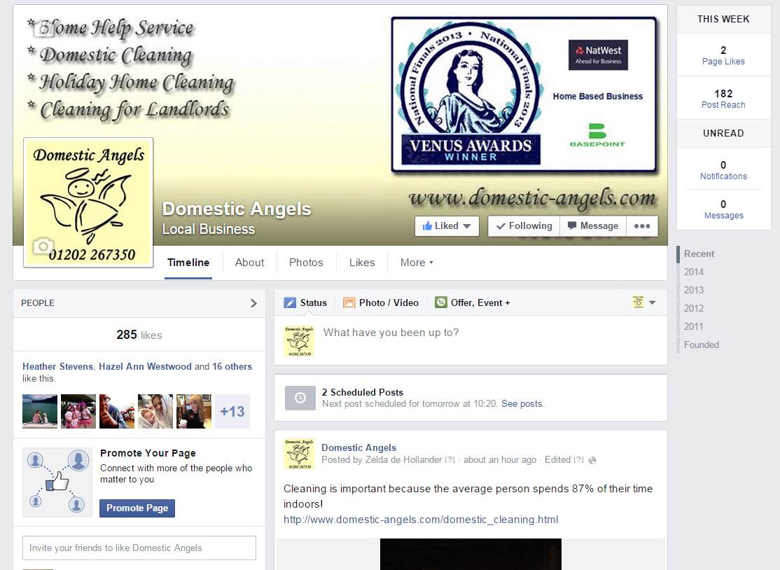 Domestic Angels Social Media Competitions Success