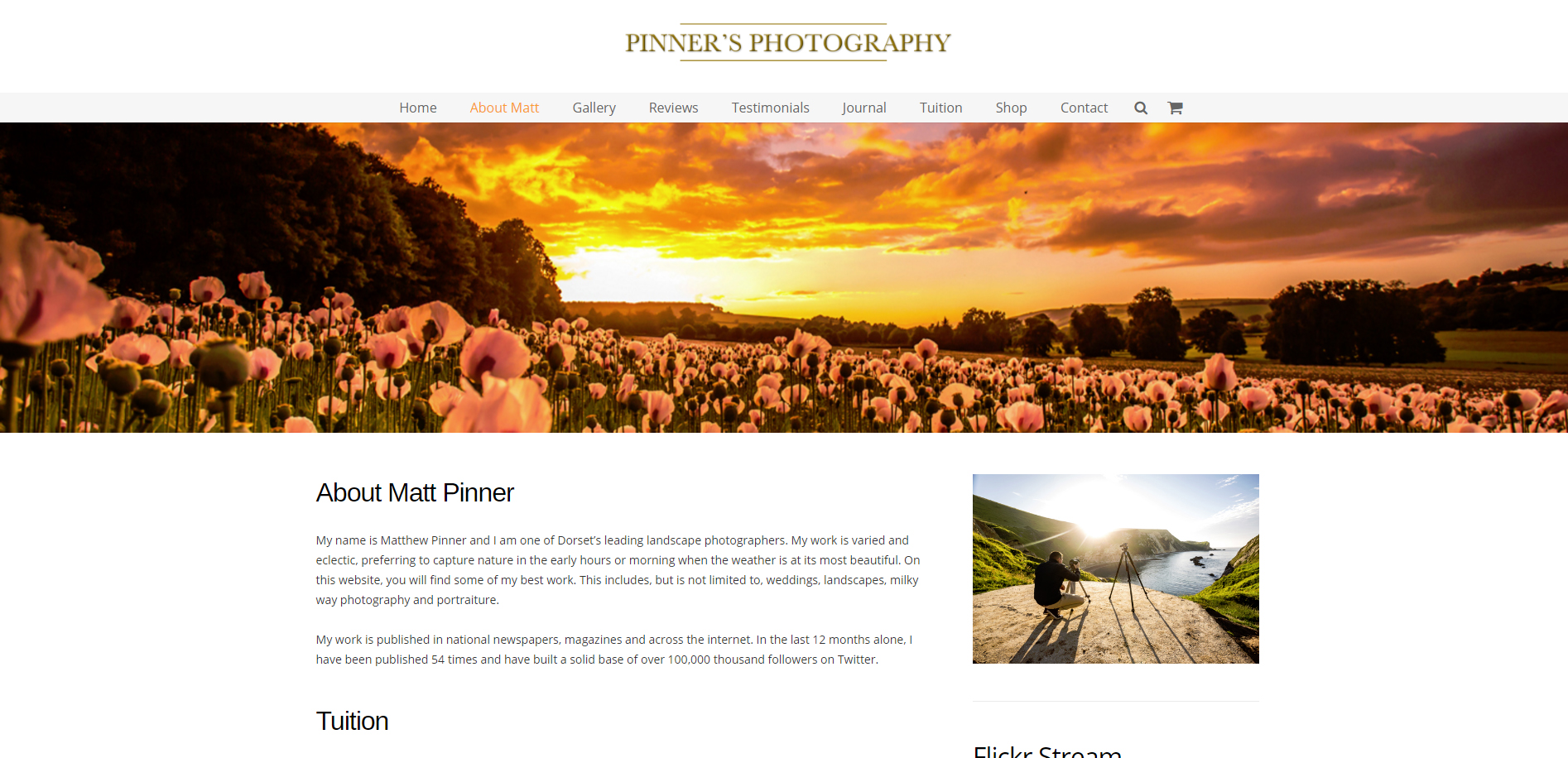 New Site Launched for Pinners Photography