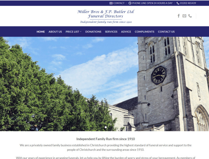 Miller Bros Funeral Directors – update